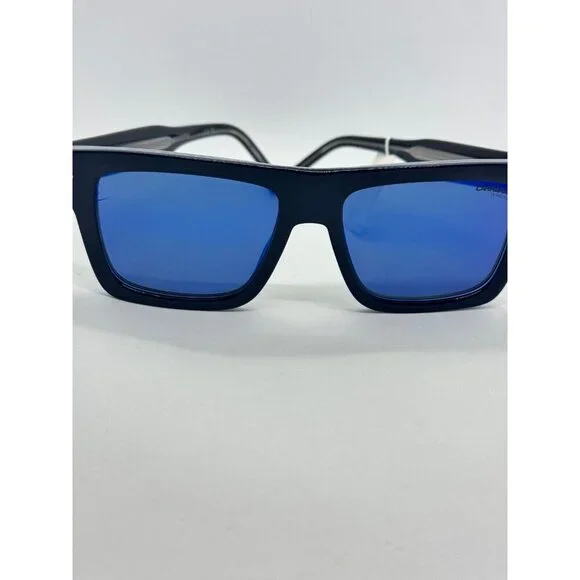 CARRERA men's square sunglasses- Black/Blue54mm Model 305/S Y00